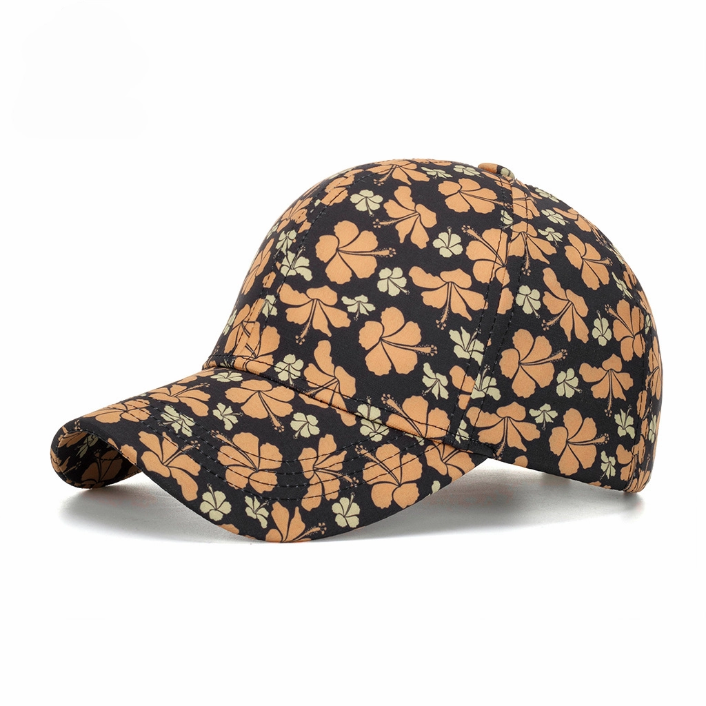 Wholesale Polyester Flower Baseball Cap