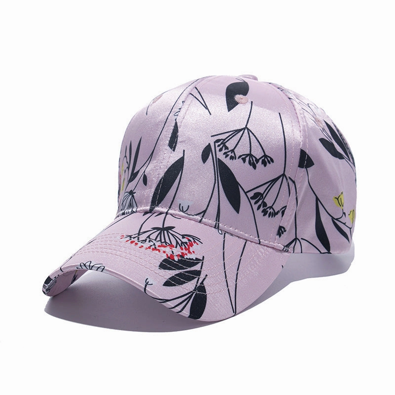 Wholesale Polyester Flower Print Baseball Cap
