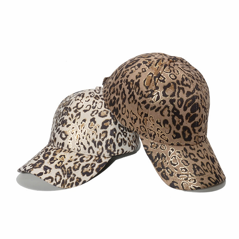 Wholesale Polyester Foil Stamping Leopard Print Baseball Cap