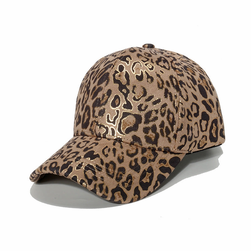 Wholesale Polyester Foil Stamping Leopard Print Baseball Cap