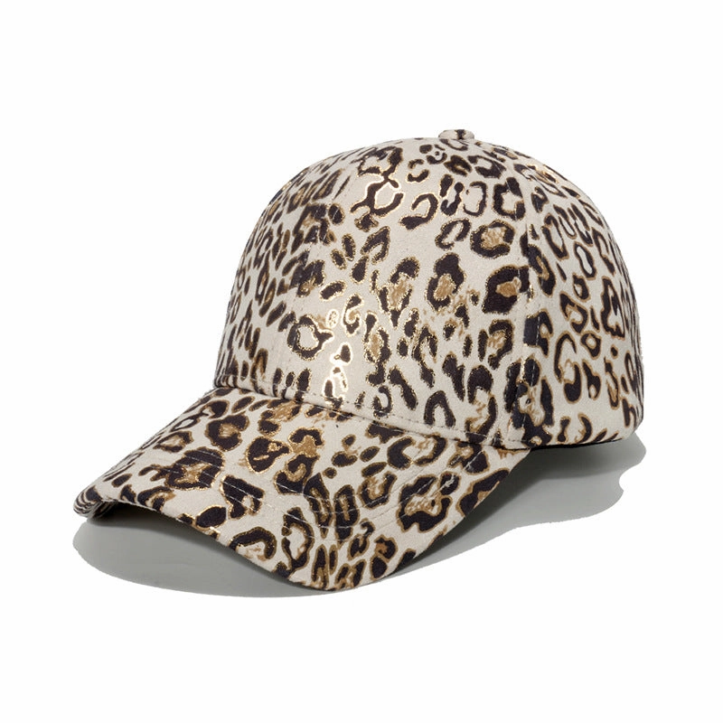 Wholesale Polyester Foil Stamping Leopard Print Baseball Cap
