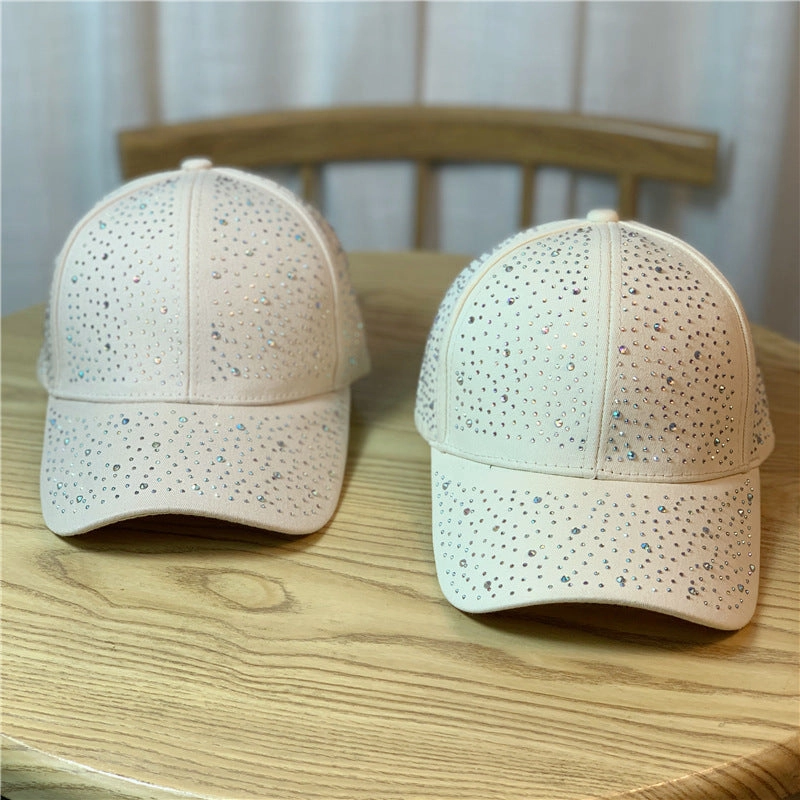 Wholesale Polyester Full Print Rhinestone Baseball Cap