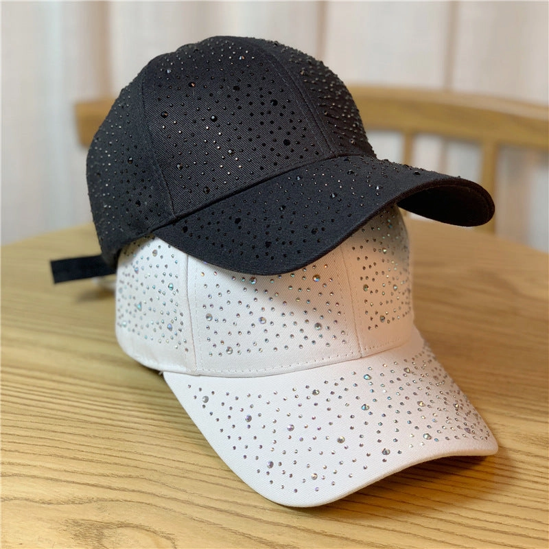 Wholesale Polyester Full Print Rhinestone Baseball Cap