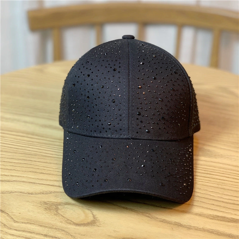 Wholesale Polyester Full Print Rhinestone Baseball Cap