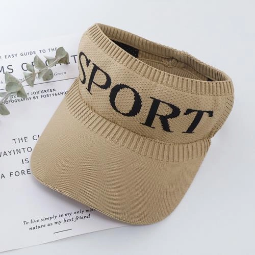Wholesale Polyester Knit Sports Sunscreen Baseball Cap