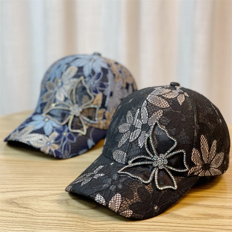 Wholesale Polyester Lace Thin Baseball Cap