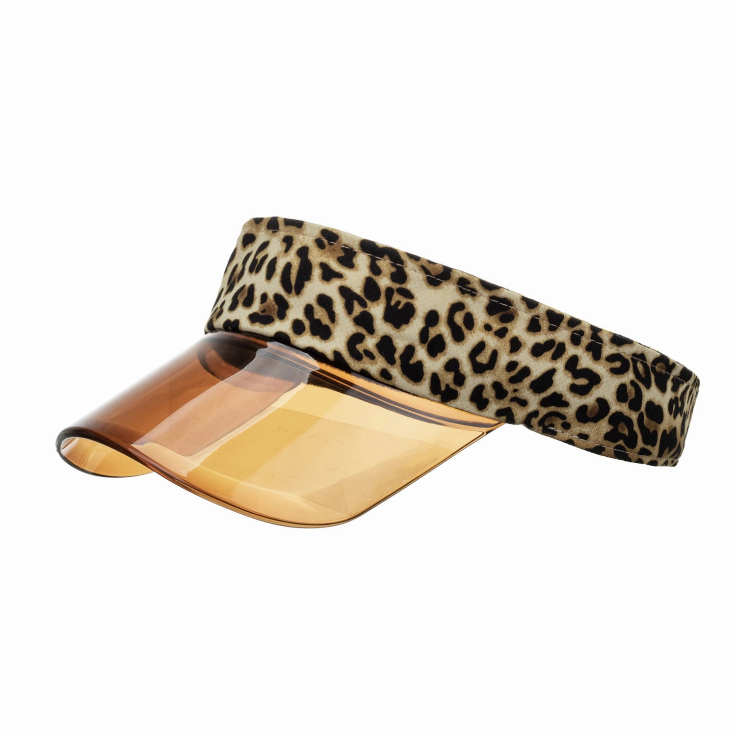 Wholesale Polyester Leopard Blank Hat Golf Hat Outdoor Sun Visor Hat