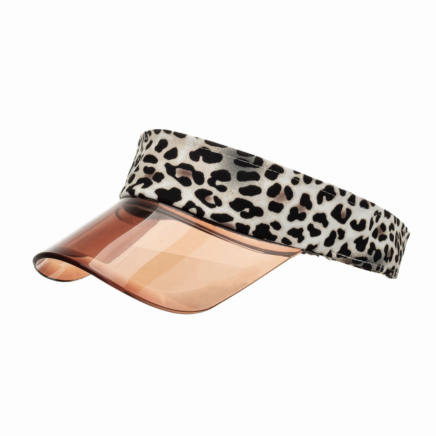 Wholesale Polyester Leopard Blank Hat Golf Hat Outdoor Sun Visor Hat