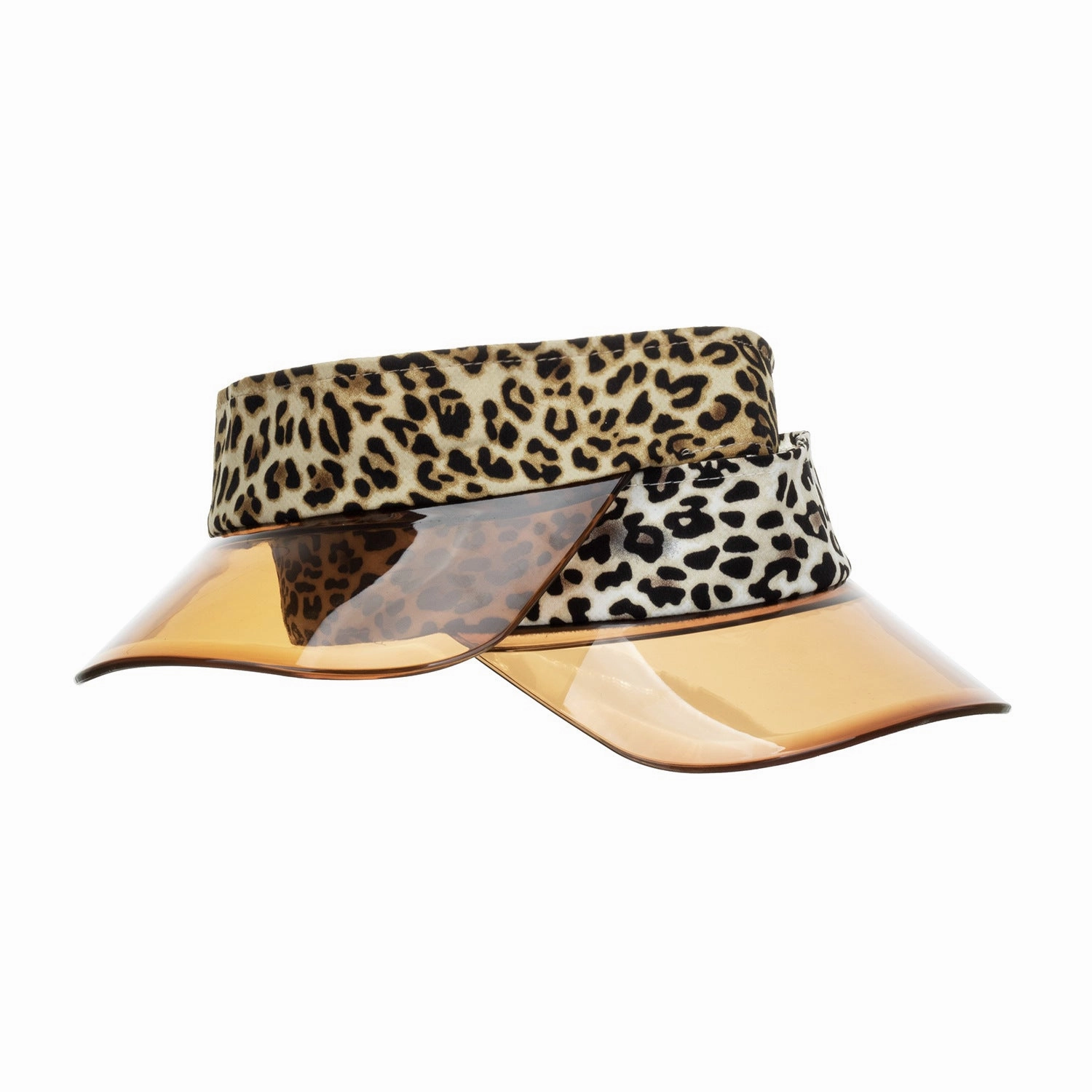 Wholesale Polyester Leopard Blank Hat Golf Hat Outdoor Sun Visor Hat