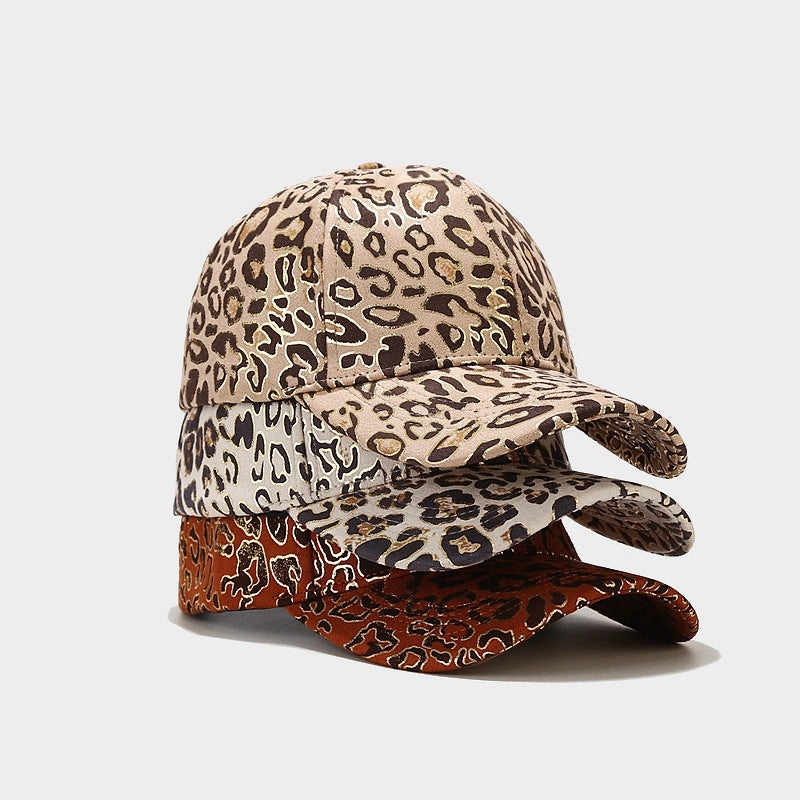 Wholesale Polyester Leopard Print Baseball Caps