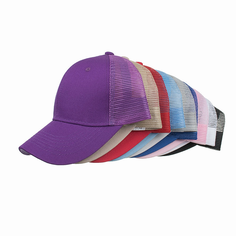 Wholesale Polyester Solid Color Light Version Baseball Cap