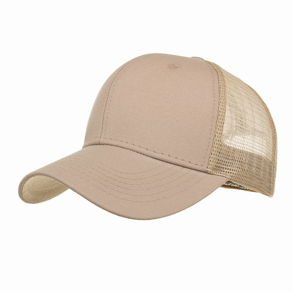 Wholesale Polyester Solid Color Light Version Baseball Cap
