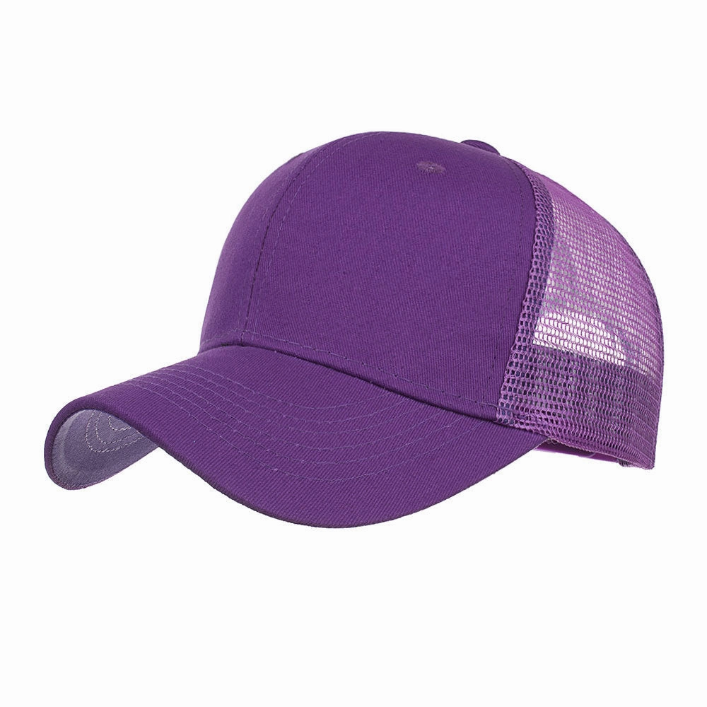 Wholesale Polyester Solid Color Light Version Baseball Cap