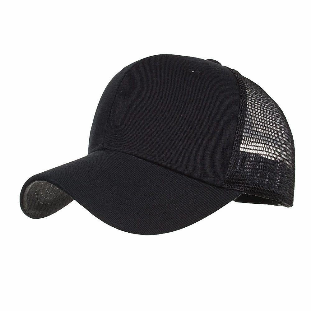 Wholesale Polyester Solid Color Light Version Baseball Cap