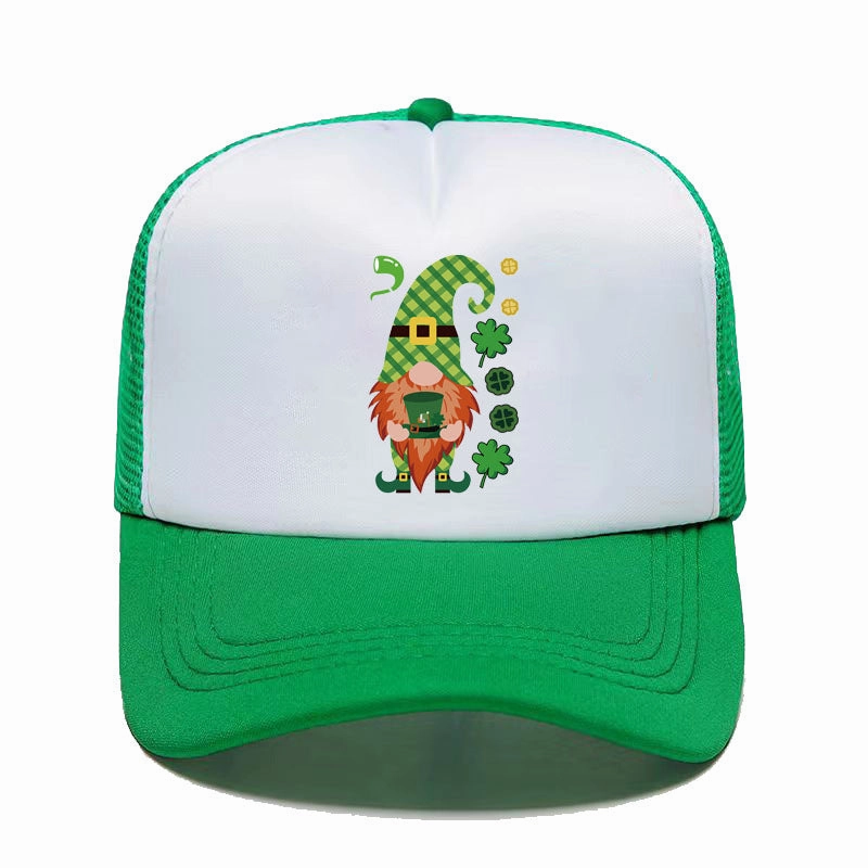 Wholesale Polyester St. Patrick's Day Shamrock Baseball Cap