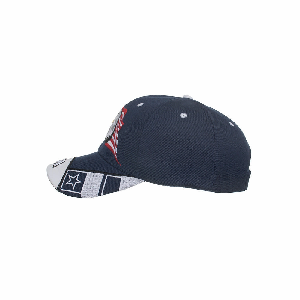 Wholesale Polyester USA Five-pointed Star Embroidered Baseball Cap