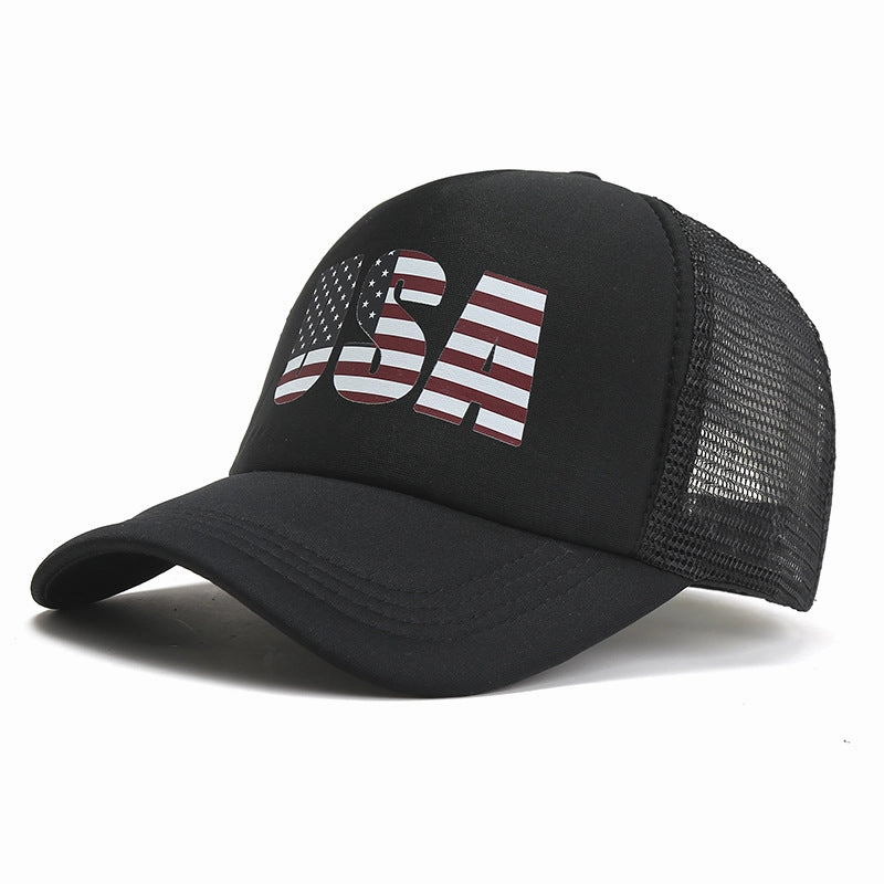 Wholesale Polyester USA Printing Baseball Cap