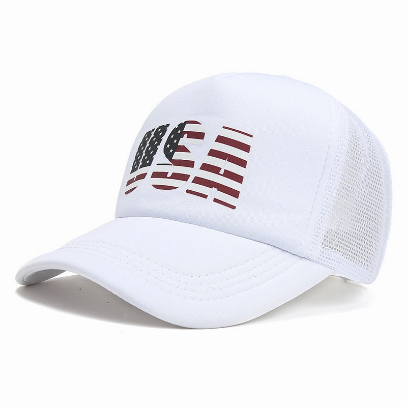 Wholesale Polyester USA Printing Baseball Cap