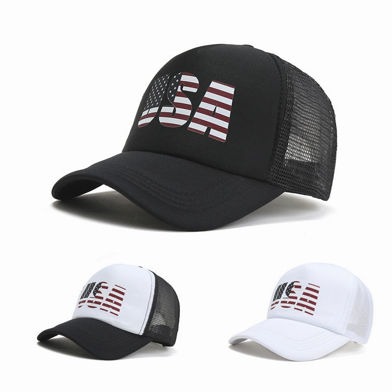 Wholesale Polyester USA Printing Baseball Cap
