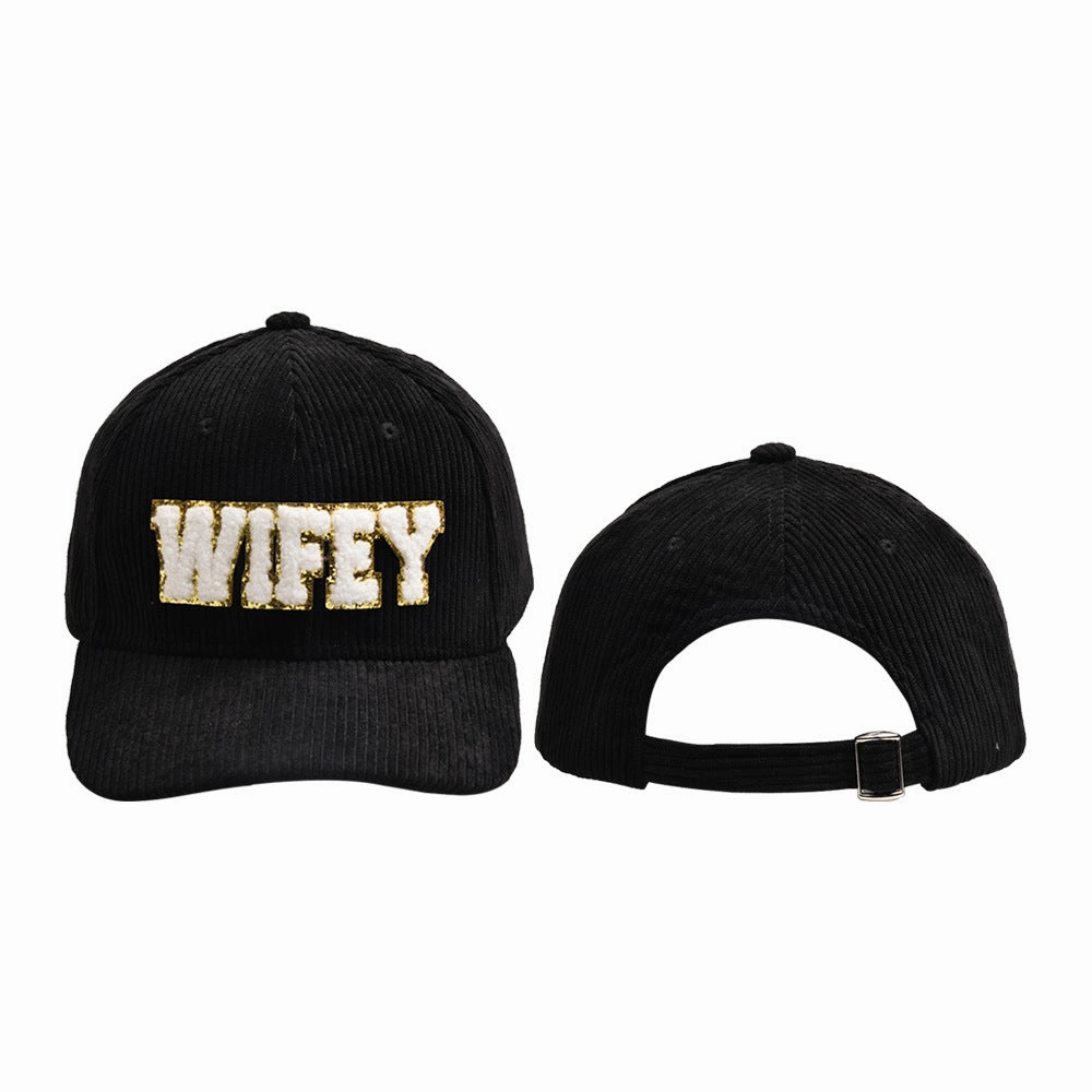 Wholesale Polyester WIFEY Letter Baseball Cap
