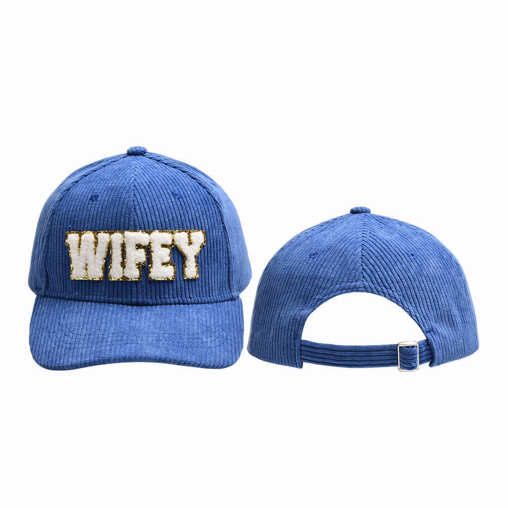 Wholesale Polyester WIFEY Letter Baseball Cap