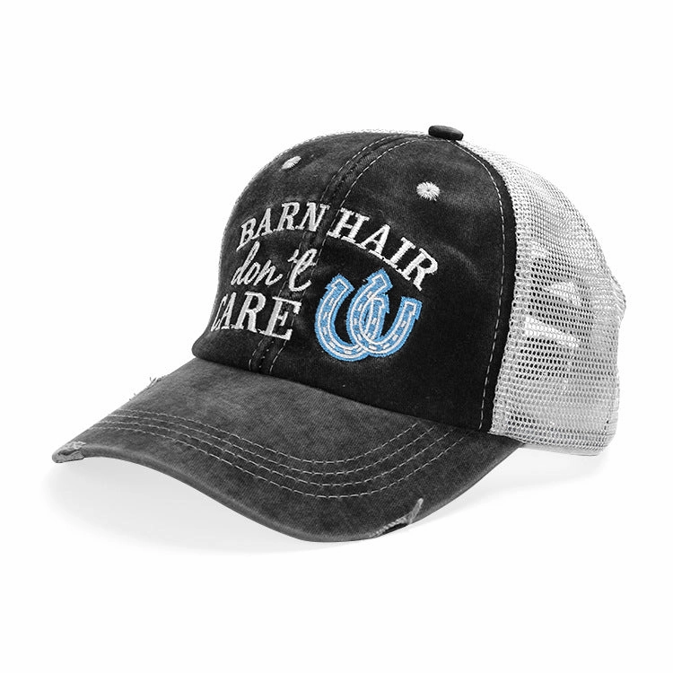 Wholesale Ponytail Embroidered Cotton Baseball Caps