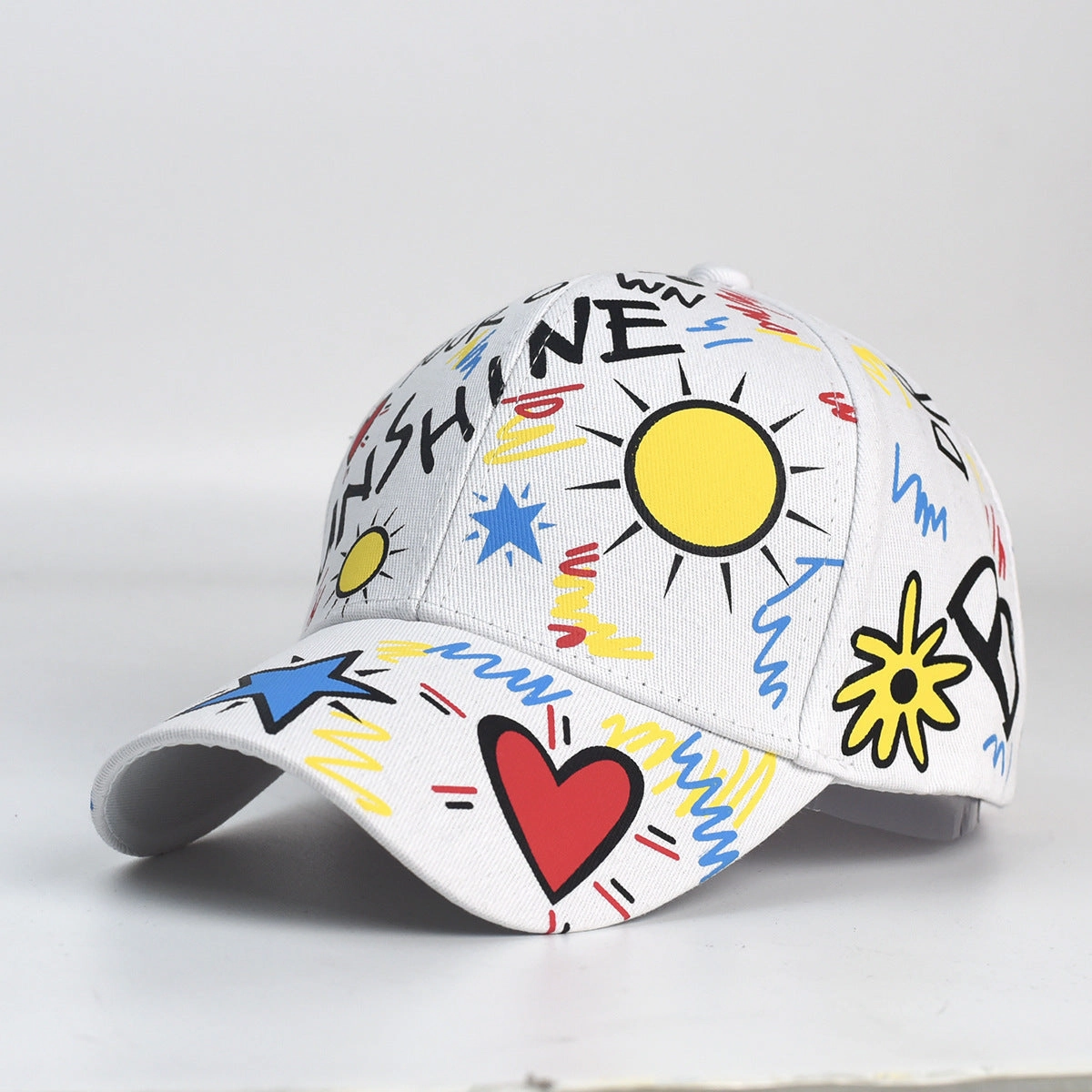 Wholesale Printed Trendy Personalized Graffiti Hip-hop Baseball Cap