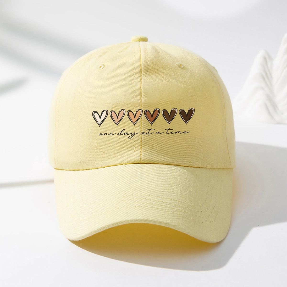Wholesale Printing of Love Gradient English Letter Cotton Baseball Caps