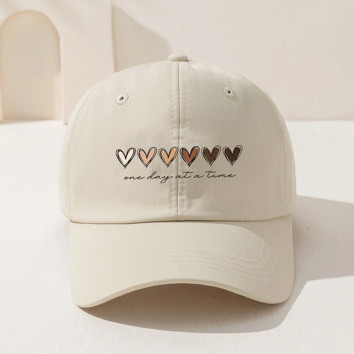 Wholesale Printing of Love Gradient English Letter Cotton Baseball Caps