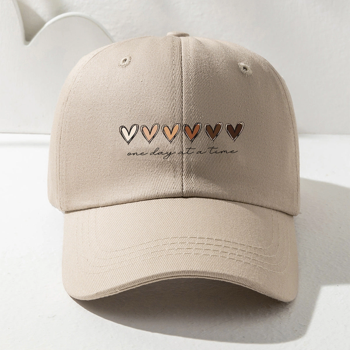 Wholesale Printing of Love Gradient English Letter Cotton Baseball Caps