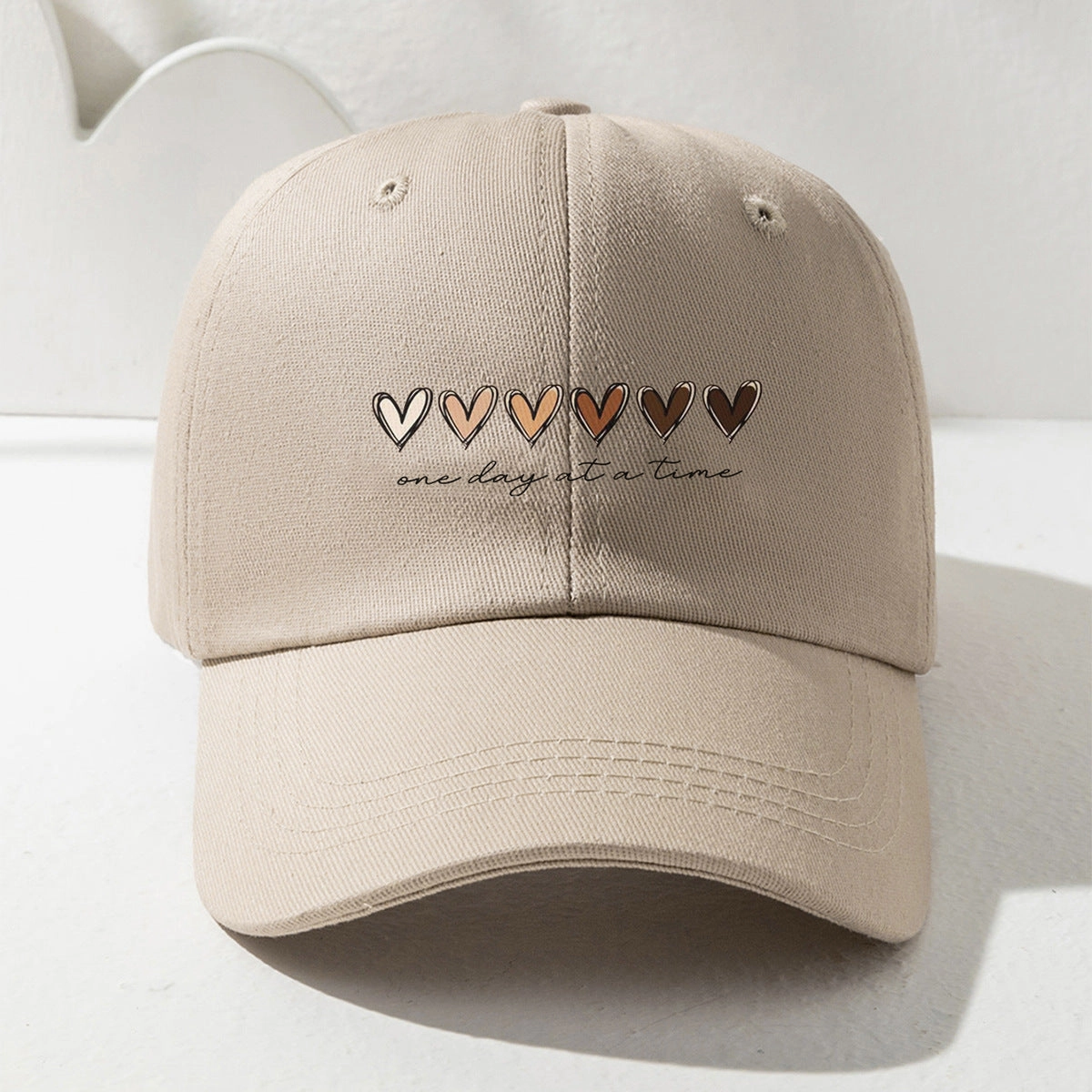Wholesale Printing of Love Gradient English Letter Cotton Baseball Caps