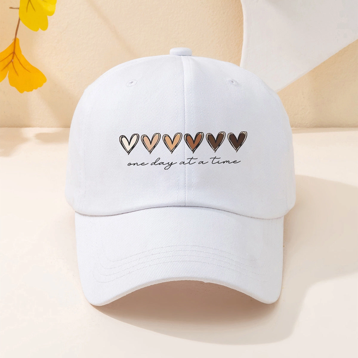 Wholesale Printing of Love Gradient English Letter Cotton Baseball Caps