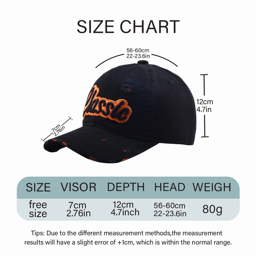 Wholesale Retro Letter Baseball Caps