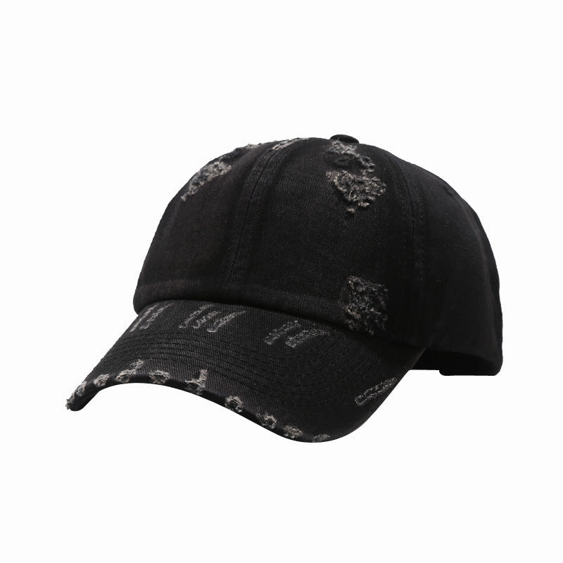 Wholesale Retro Washed Perforated Cotton Outdoor Casual Baseball Caps