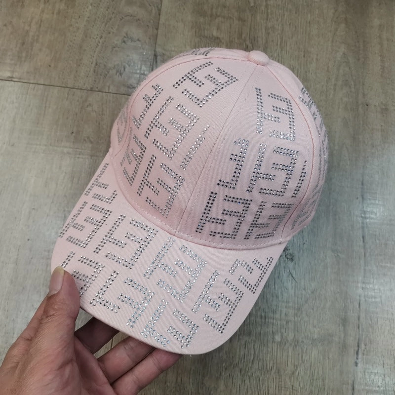 Wholesale Rhinestone Letter Cotton Baseball Caps