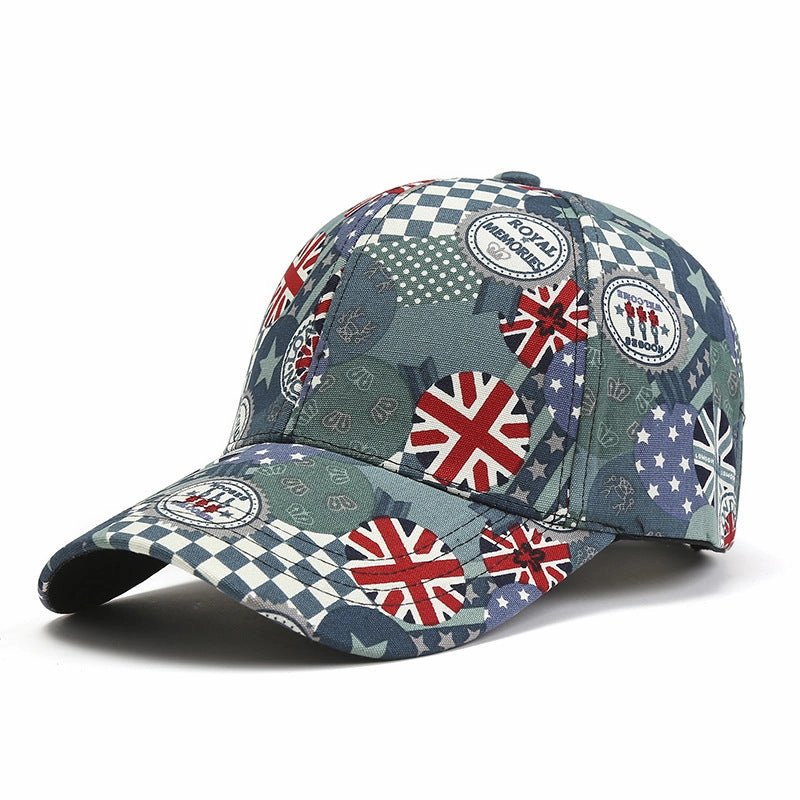 Wholesale Rice Flag Graffiti Baseball Cap