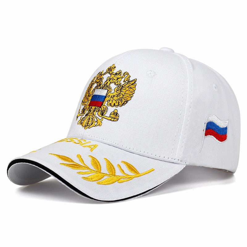 Wholesale Russian National Emblem Embroidered Cotton Baseball Caps