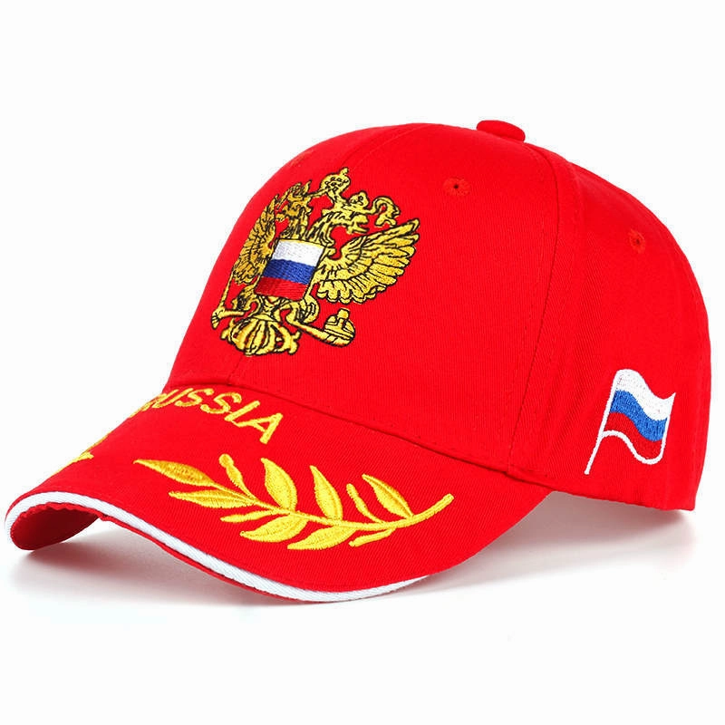 Wholesale Russian National Emblem Embroidered Cotton Baseball Caps