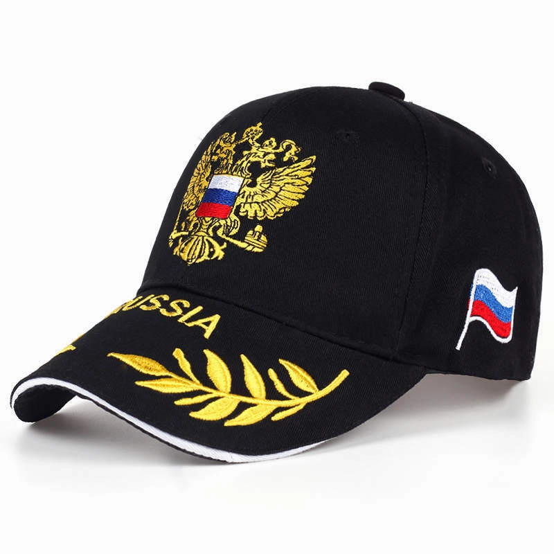 Wholesale Russian National Emblem Embroidered Cotton Baseball Caps