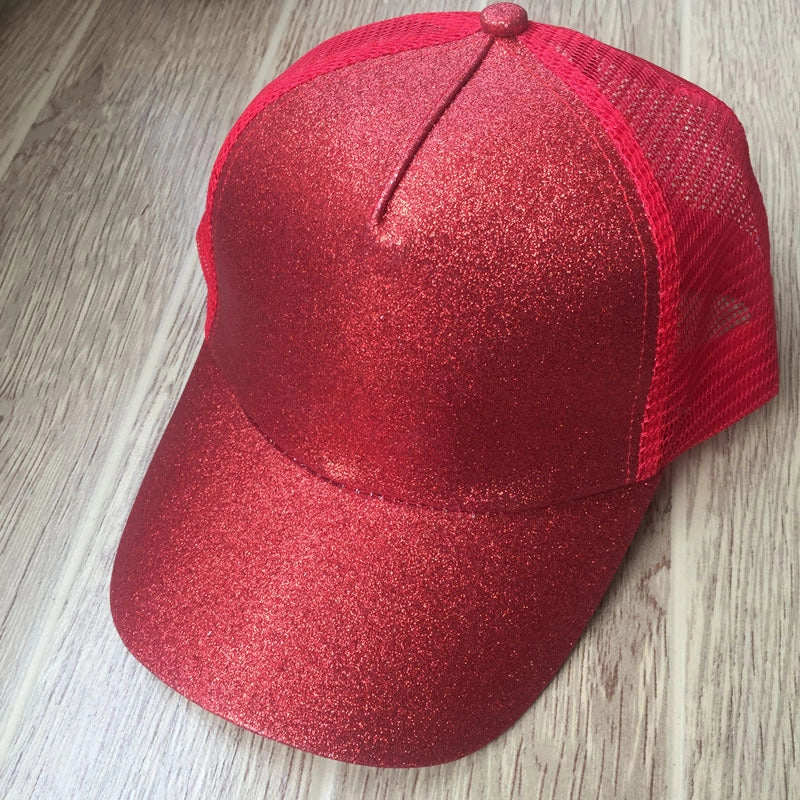 Wholesale Sequin Acrylic Baseball Cap