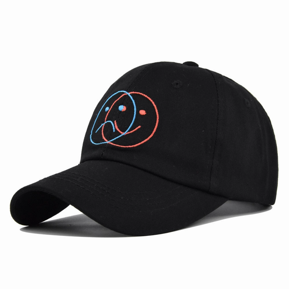 Wholesale Smiley Embroidery Cotton Hat