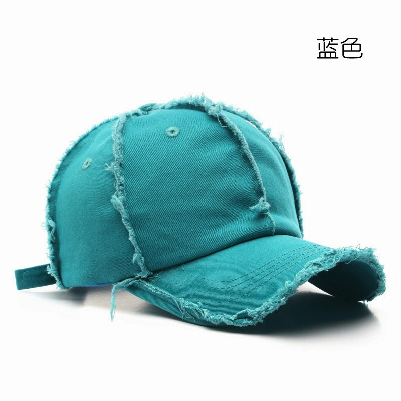 Wholesale Solid Color Panels Washed Cotton and Peaked Cap