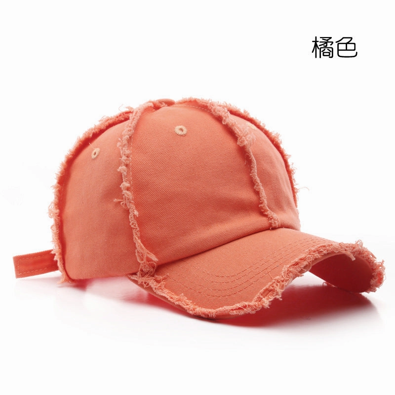 Wholesale Solid Color Panels Washed Cotton and Peaked Cap