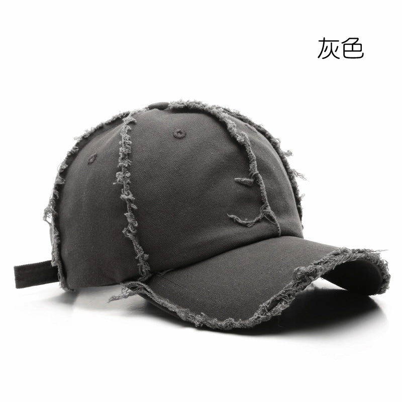 Wholesale Solid Color Panels Washed Cotton and Peaked Cap