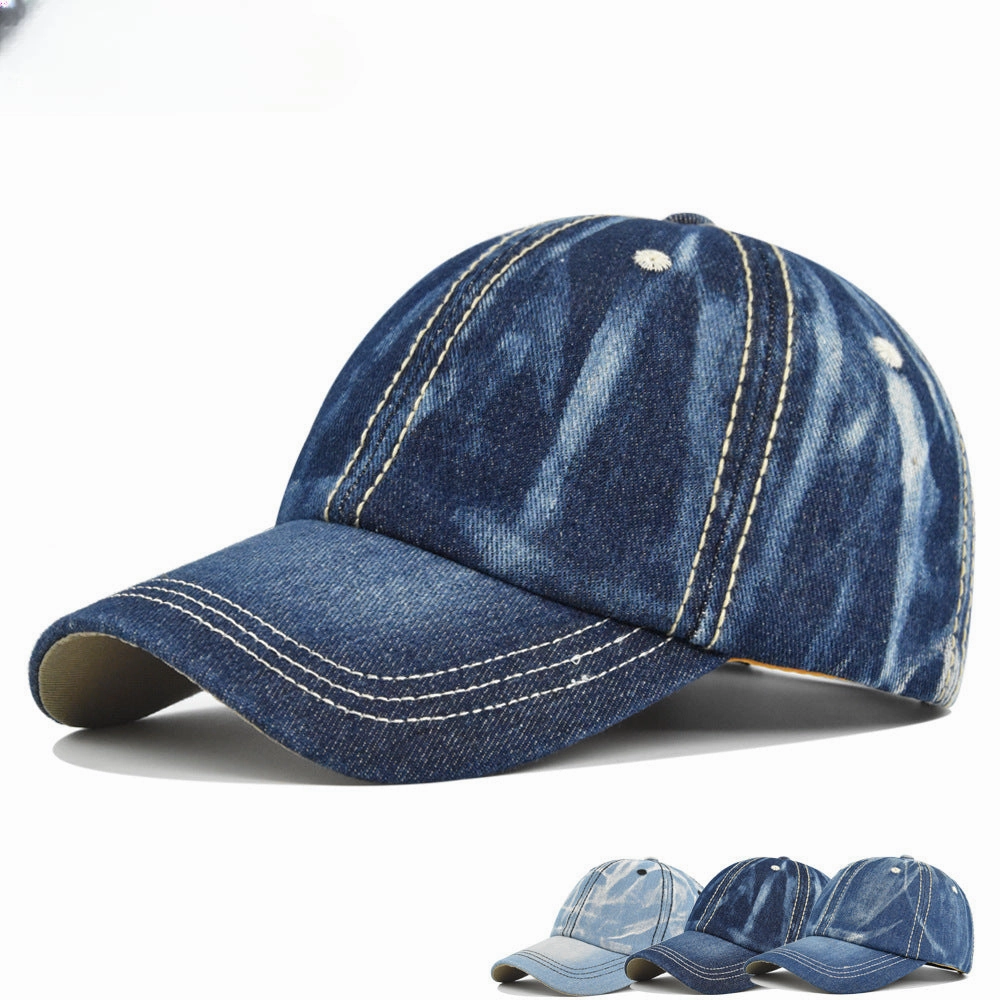 Wholesale Solid Color Washed Cowboy Hat Baseball Cap