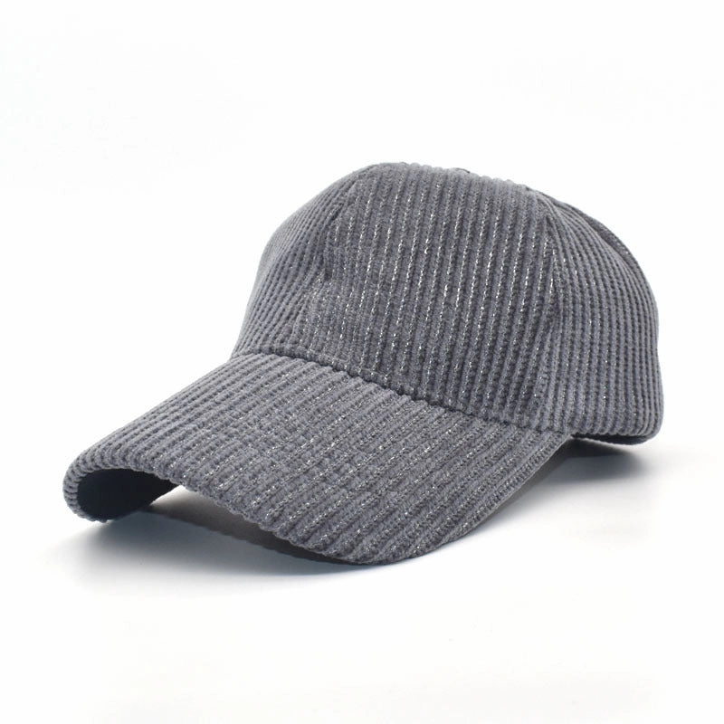 Wholesale Striped Corduroy Baseball Cap