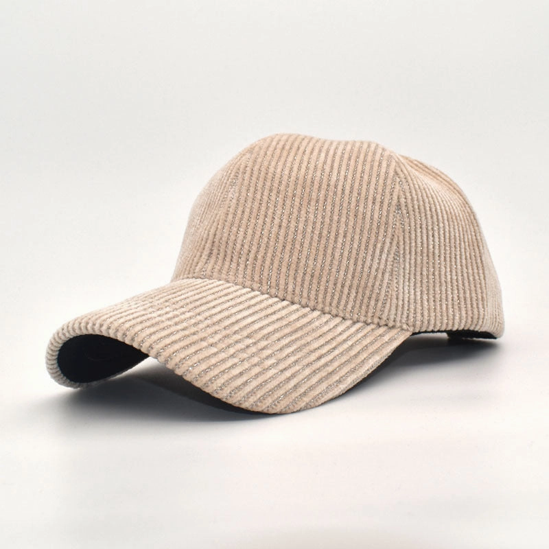 Wholesale Striped Corduroy Baseball Cap