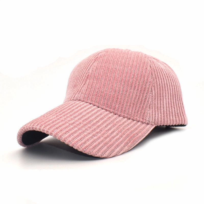 Wholesale Striped Corduroy Baseball Cap