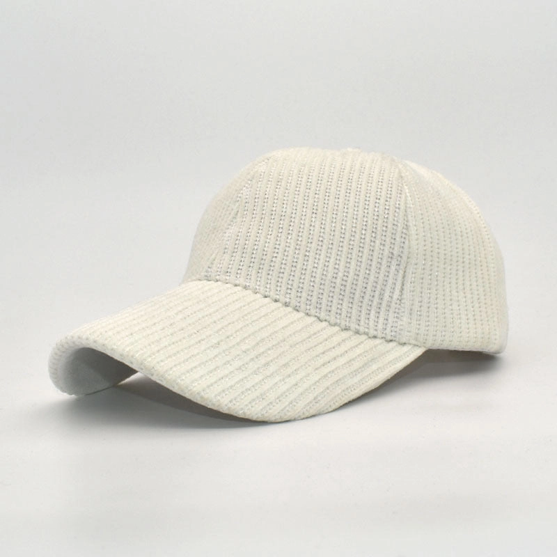 Wholesale Striped Corduroy Baseball Cap