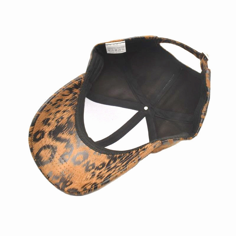 Wholesale Suede Leopard Baseball Cap